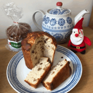 Pan dulce con frutos secos